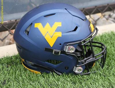 WVU Football Helmet Front Logo (copy)