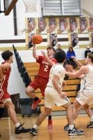 Bridgeport dominates Lincoln with early runs, balanced scoring. 73-41